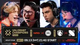 「VALORANT Champions Paris」Group Day2 – NRGがEDward Gamingに2-0で勝利、DRXがTeam Liquidを2-0で下すのサムネイル画像