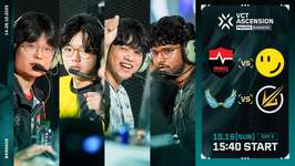 「VCT 2025 Ascension Pacific」Group Stage Day6 – RIDDLE ORDERがNS RedForceに0-2で敗北、0勝3敗でグループ敗退が決定のサムネイル画像