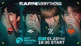 「VCT Pacific 2026 Kickoff」が開幕、NS RedForceがTeam Secretに2-0で勝利、ZETA DIVISIONはFULL SENSEに0-2で敗北のサムネイル画像