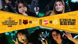 「VCT Game Changers Championship 2025」Day4 – NinetailsがXipto GCに2-1で勝利、KRÜ BlazeがGIANTXを2-1で下すのサムネイル画像