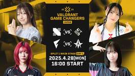 「VALORANT GC Japan 2025 Split 1」Main Stage Day1 – DRX ChangerがEOTOに2-1で勝利、FENNEL HOTELAVAがMeteorを2-0で下すのサムネイル画像