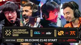 「VALORANT Champions Paris」Group Day4 – MIBRがBilibili Gamingに2-0で勝利、FNATICがRex Regum Qeonを2-0で下すのサムネイル画像