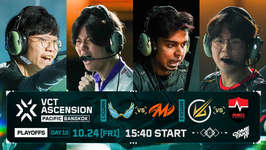 「VCT 2025 Ascension Pacific」プレイオフDay2 – Motiv EsportsがNAOS Esportsに2-0で勝利、NS RedForceがVelocity Gamingを2-0で下す ─ NAOS / VLTが敗退決定のサムネイル画像