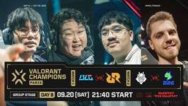 「VALORANT Champions Paris」Group Day8 – RRQがBLGに2-1で勝利、G2がDRGを2-0で下す ─ BLG / DRGが敗退決定のサムネイル画像