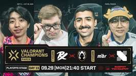 「VALORANT Champions Paris」プレイオフ – Paper RexがTeam Hereticsに2-1で勝利、DRXがMIBRを2-1で下す ─ TH / MIBRが敗退決定のサムネイル画像