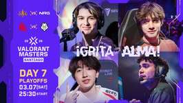 「VALORANT Masters Santiago 2026」Day7 – NRGがBBL Esportsに2-1で勝利、G2 EsportsがAll Gamersを2-0で下すのサムネイル画像