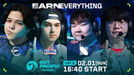 「VCT Pacific 2026 Kickoff」Day8 – DetonatioN FocusMeがGlobal Esportsに2-1で勝利、次戦でFULL SENSEと対戦へのサムネイル画像