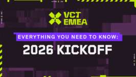 「VCT EMEA 2026 Kickoff」が日本時間1月21日午前1時よりスタート、開幕戦はNAVI vs KCのサムネイル画像