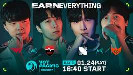 「VCT Pacific 2026 Kickoff」Day3 – NS RedForceがT1に2-1で勝利、FULL SENSEがDRXを2-1で下す ─ primmieは3マップ79キルの活躍のサムネイル画像