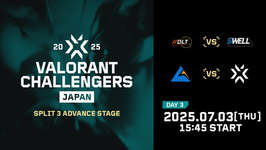 「VCJ 2025 Split 3 Advance Stage」DelightがMain Stage進出決定、CREST GAMING Zstを2-0で下すのサムネイル画像