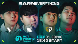 VCT PACIFIC 2026 KICK-OFF DAY6 - VARREL・Gen.Gがローワーブラケットに降格、DRX・T1が勝利のサムネイル画像