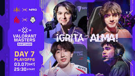 VCT 2026 Masters Santiago DAY7 - NRGがBBL Esports、G2 EsportsがAll Gamersに勝利のサムネイル画像