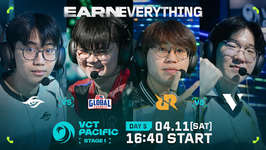 VCT PACIFIC 2026 Stage 1 DAY5 - Global EsportsがTeam Secret、Rex Regum QeonがVARRELに勝利のサムネイル画像