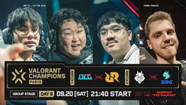 VALORANT Champions 2025 グループステージDAY8 - Bilibili Gaming・Dragon Ranger Gamingの敗退が決定、RRQがBLG、G2がDRGに勝利のサムネイル画像