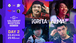 VCT 2026 Masters Santiago DAY2 - Paper RexがG2 Esports、Team LiquidがT1に勝利のサムネイル画像