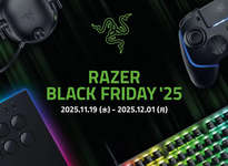 Razerのブラックフライデーセール「Razer Black Friday ‘25」が11月19日～12月1日に開催、マウス・キーボード・ヘッドセット・マウスパッド・アクセサリー類が値下がりのサムネイル画像