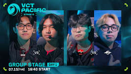 VCT PACIFIC 2025 Stage 2 DAY1 - Talon EsportsがBOOM Esports、Nongshim RedForceがTeam Secretに勝利のサムネイル画像