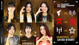 VALORANT GC PACIFIC 2025 DAY3 - 明日ローワー2回戦でFENNEL HOTELAVAとREIGNITE Lilyが対戦、トーナメント生き残りをかけ対戦のサムネイル画像