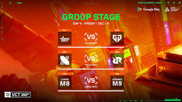 SOOP VALORANT LEAGUE 2025のグループステージ全試合が終了、T1・FNATIC・Gen.G・SLT Seongnamのプレイオフ進出が決定のサムネイル画像