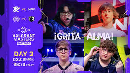 VCT 2026 Masters Santiago DAY3 - Paper Rex・Gentle Matesのプレイオフ進出が決定、NRG・Team Liquidに勝利のサムネイル画像