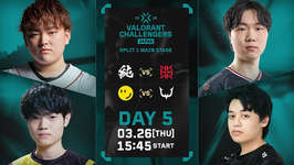 VCJ 2026 Split 1 Main Stage DAY5 - MURASH GAMING・REJECTがPhase1敗退、REIGNITE FOXX・RIDDLEが勝利のサムネイル画像