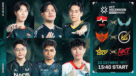 VCT ASCENSION PACIFIC 2025 DAY2 - NAOS EsportsがNongshim RedForceに2-0で勝利のサムネイル画像