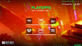 SOOP VALORANT LEAGUE 2025 グランドファイナルはT1 vs FNATICに決定、SLT SeongnamとGen.Gはプレイオフ準決勝で敗退のサムネイル画像